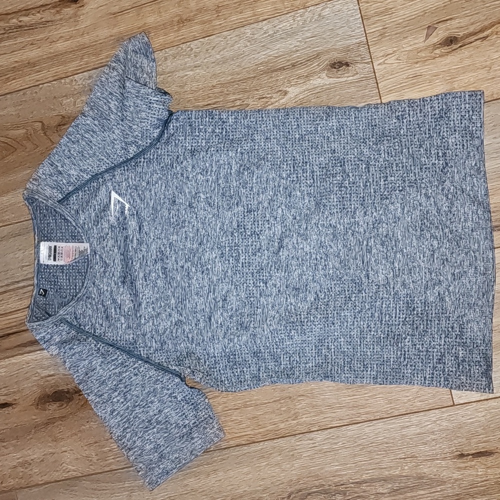 Gymshark Heathered Blue Shirt